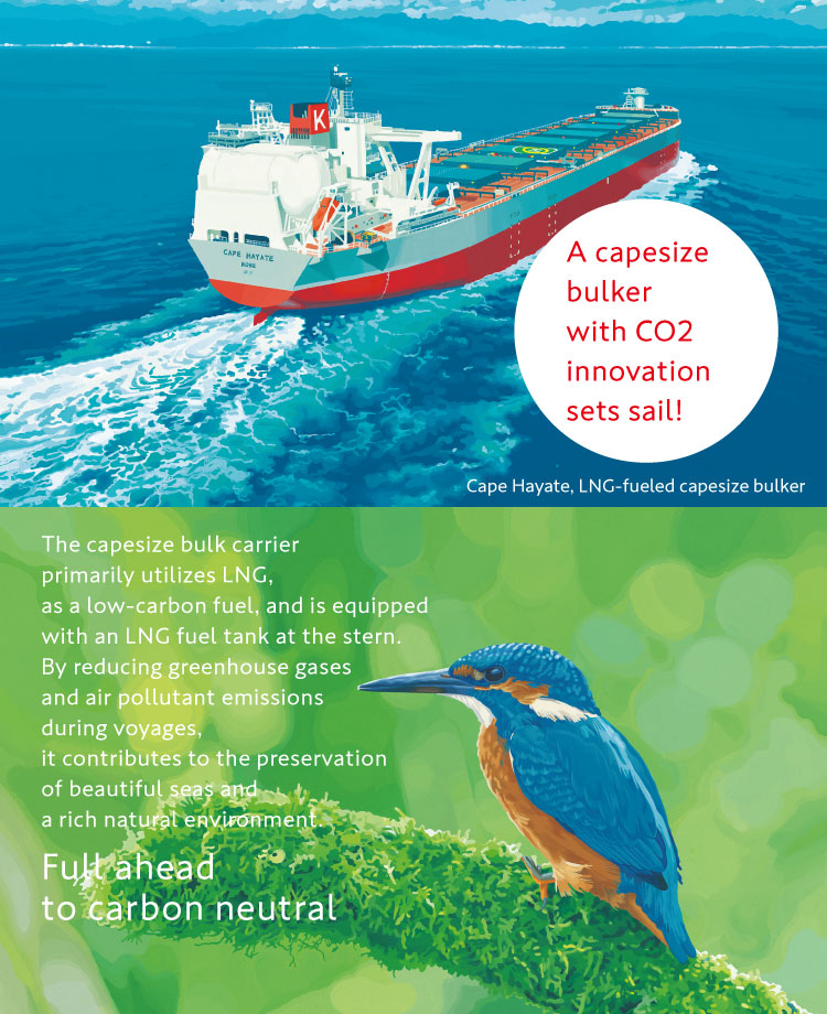 website banner, LNG-fueled capesize bulker, A capesize bulker with CO2 innovation sets sail!