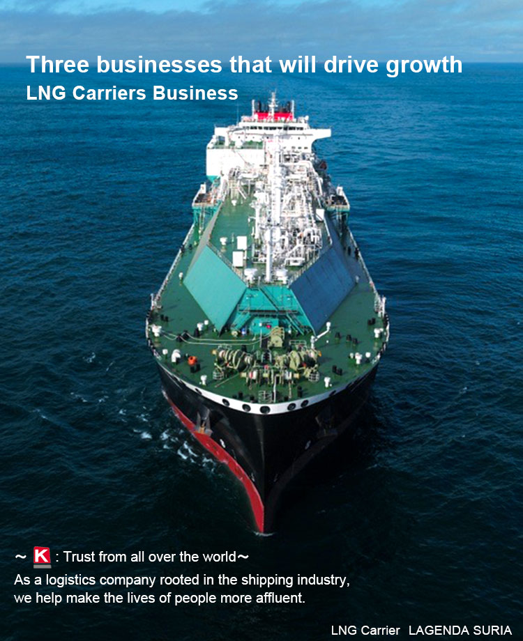 website banner, Three businesses that will drive growth, LNG Carriers Business.