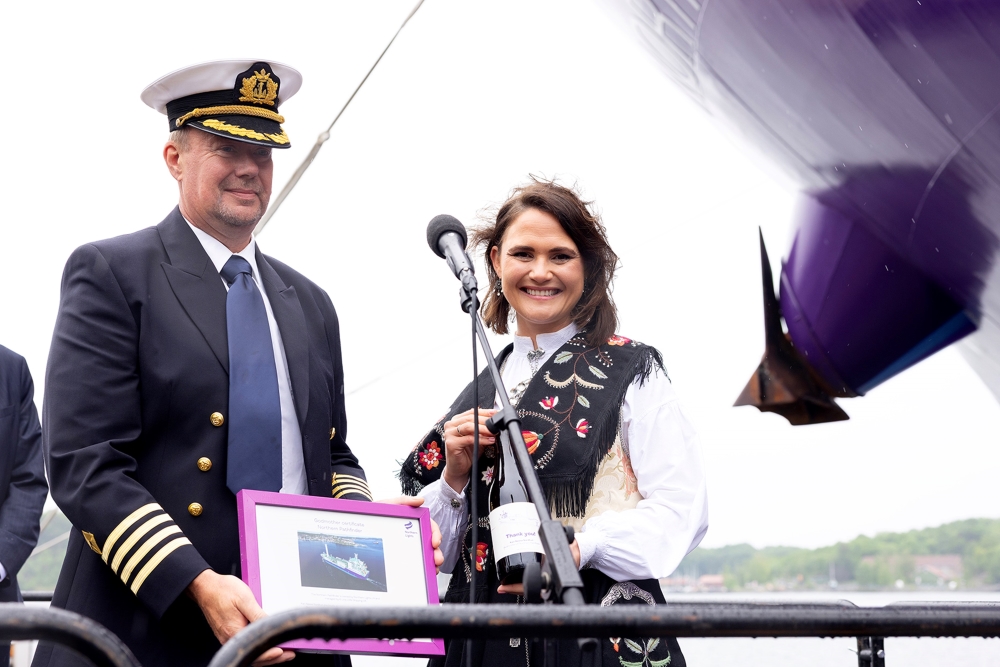 The naming ceremony on June 17