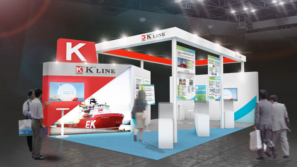 "Image of the 'K' LINE Group Booth"