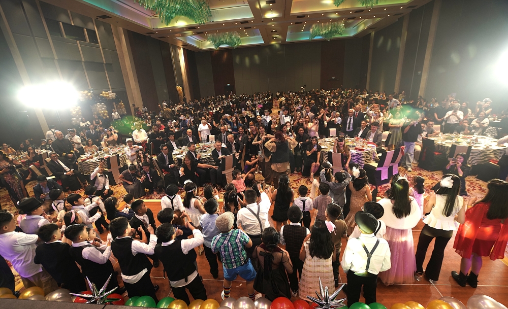 Scenes from the ceremony