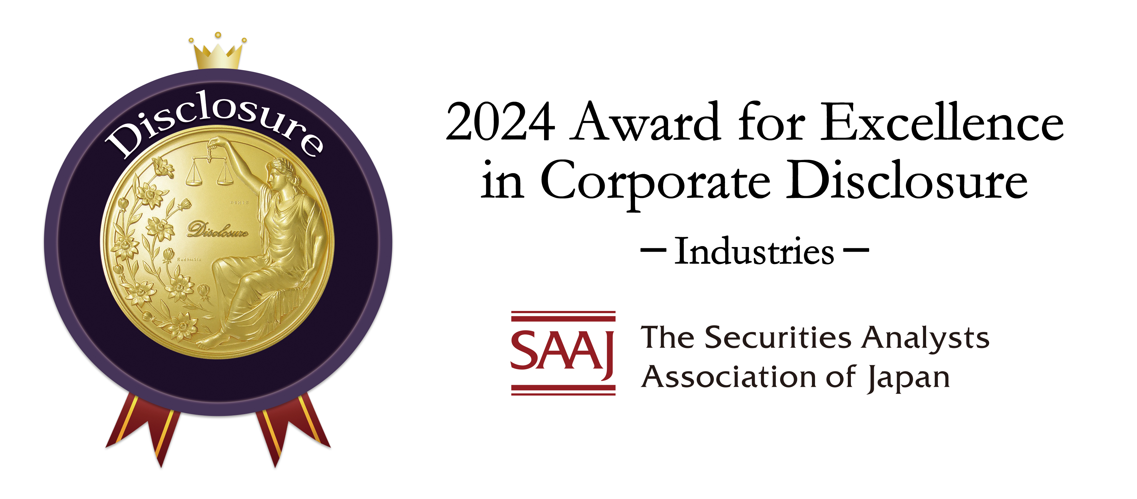Logo of 2024 Awards for Excellence in Corporate Disclosure