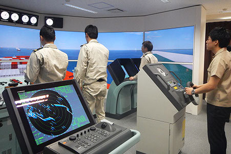 KLMA (Japan) Machida Training Center<br/>Training using ship handling simulator