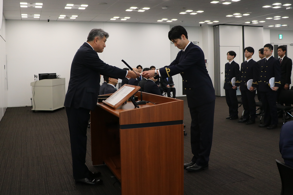 【入社式の様子】