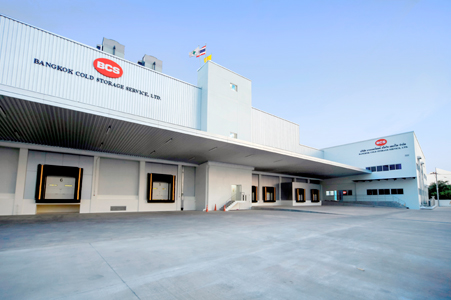 倉庫保管事業で冷凍・冷蔵倉庫を運営するタイのBangkok Cold Storage Service, Ltd.の建物の写真